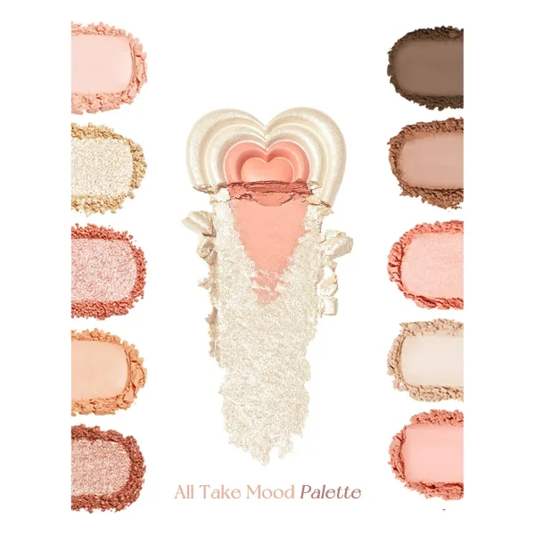 Peripera All Take Mood Like 02 Peach Heaven Makyaj Paleti - Görsel 5