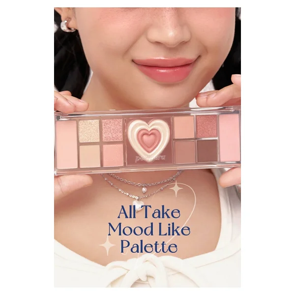 Peripera All Take Mood Like 02 Peach Heaven Makyaj Paleti - Görsel 7