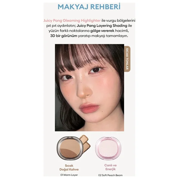 A'pıeu Juicy-Pang Layering Shading Kontür Paleti - Görsel 6