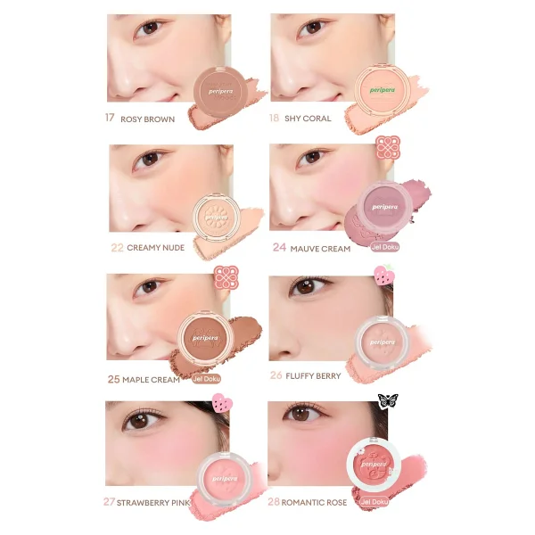 Peripera Pure Blushed Sunshine Cheek Sebum Dengeleyici 06 Morning Blush Allık - Görsel 6