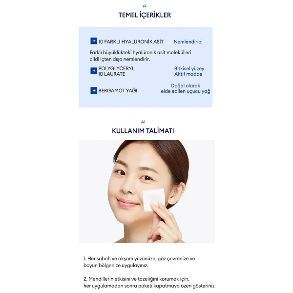 Missha Super Aqua Ultra Hyalon Su Bazlı 30'lu Makyaj Temizleme Mendili - Görsel 4