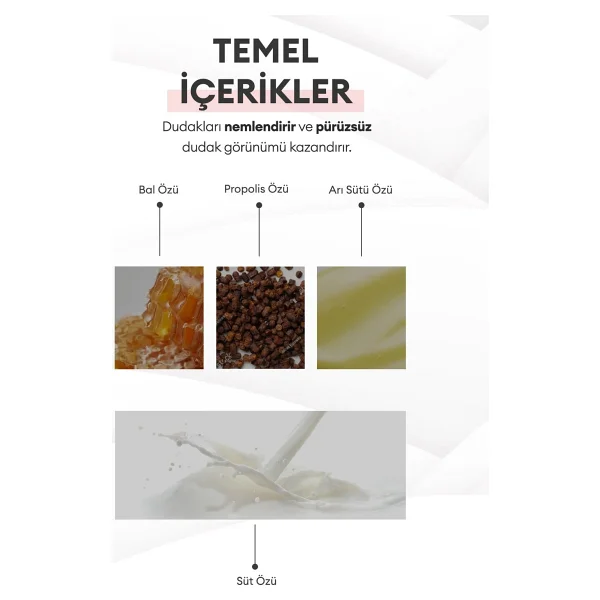 Missha Bal ve Süt Özlü Besleyici Nemlendirici Dudak Maskesi A'PIEU Honey & Milk Daily Lip Mask (Peach) - Görsel 5