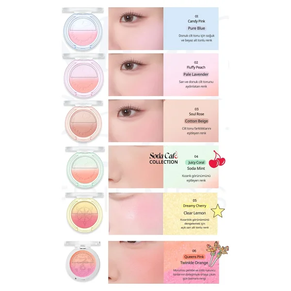 Peripera Pure Blushed Custom Cheek İki Tonlu 003 Soul Rose Allık - Görsel 4
