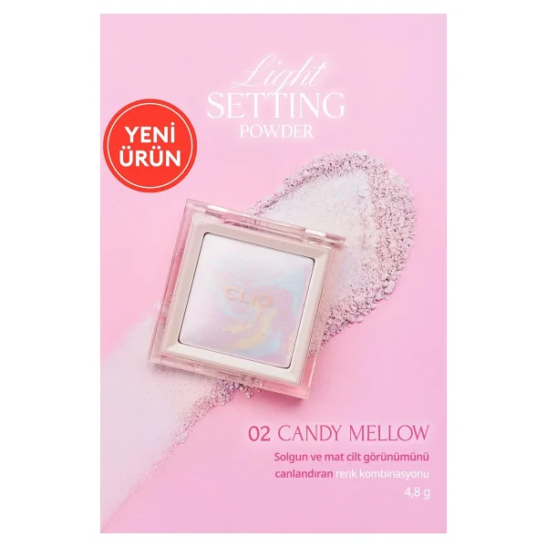 CLIO Light Setting 02 Candy Mellow 4.8 gr Sabitleyici Pudra - Görsel 2
