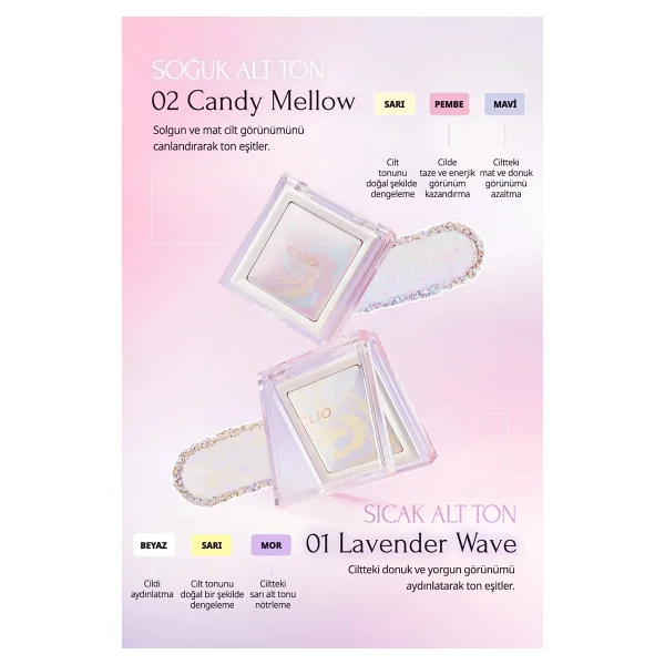 CLIO Light Setting 02 Candy Mellow 4.8 gr Sabitleyici Pudra - Görsel 4