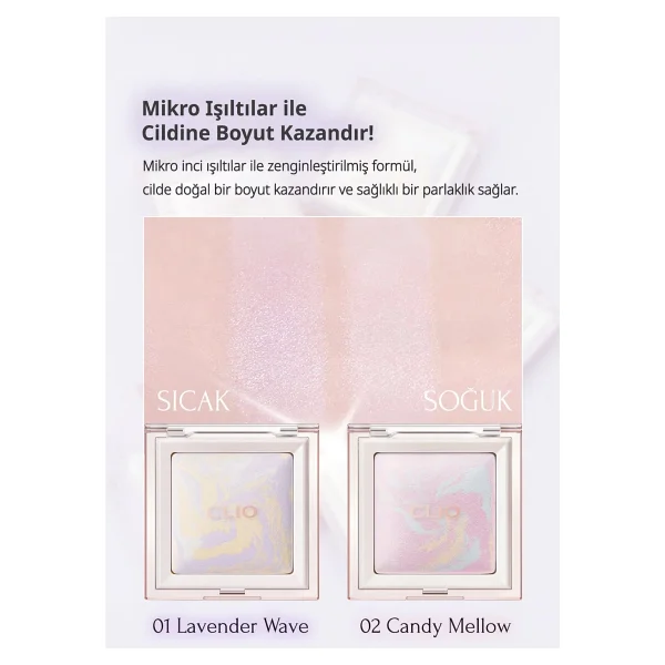 CLIO Light Setting 02 Candy Mellow 4.8 gr Sabitleyici Pudra - Görsel 6