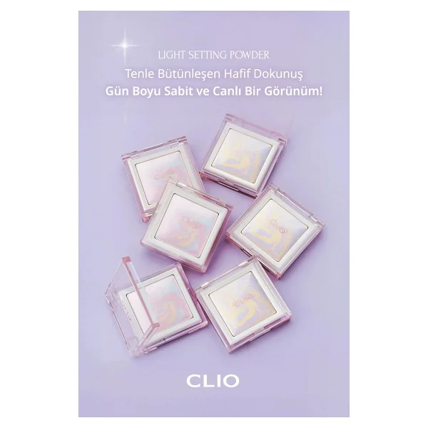 CLIO Light Setting 02 Candy Mellow 4.8 gr Sabitleyici Pudra - Görsel 9