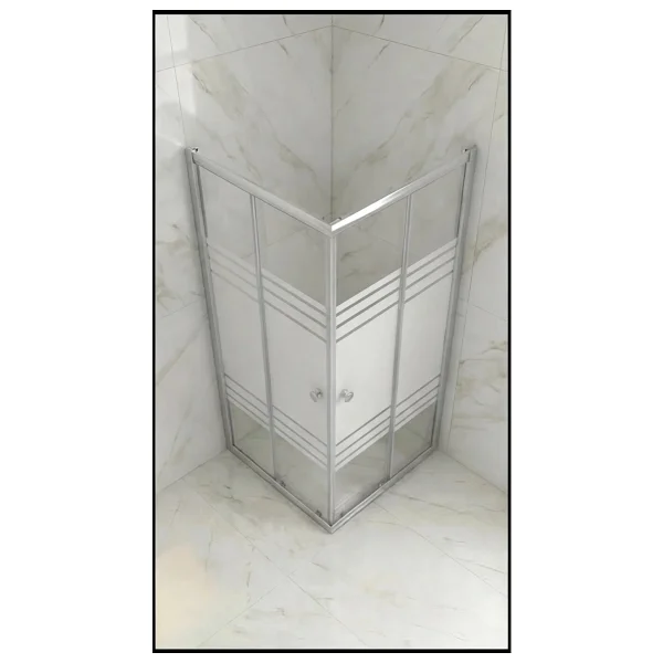 Durul Duşakabin Kare Desenli - 100x100 - Görsel 4