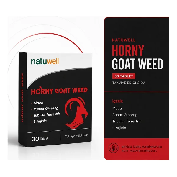 Natuwell Horny Goat Weed 30 Tablet - Görsel 3
