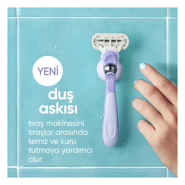 Gillette Venus Extra Smooth Swirl 3'lü Yedek Tıraş Bıçağı - Görsel 6