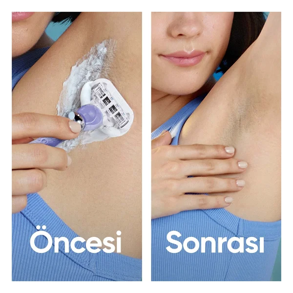 Gillette Venus Extra Smooth Swirl 3'lü Yedek Tıraş Bıçağı - Görsel 7