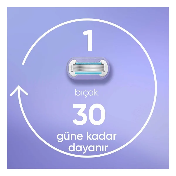 Gillette Venus Extra Smooth Swirl 3'lü Yedek Tıraş Bıçağı - Görsel 4
