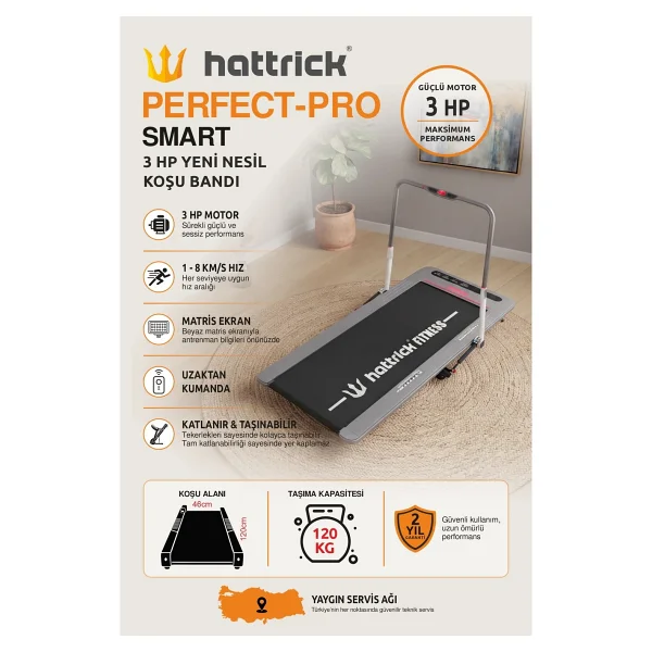 Hattrick Perfect Pro Koşu Bandı - Görsel 2