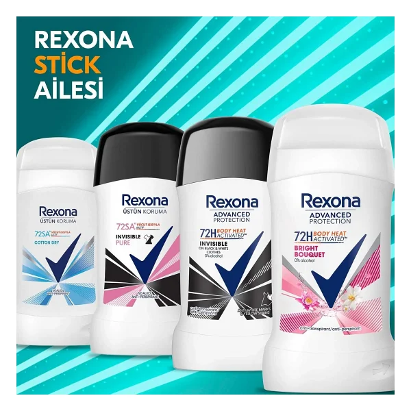 Rexona Bright Bouquet 50 ml Kadın Stick Deodorant - Görsel 10