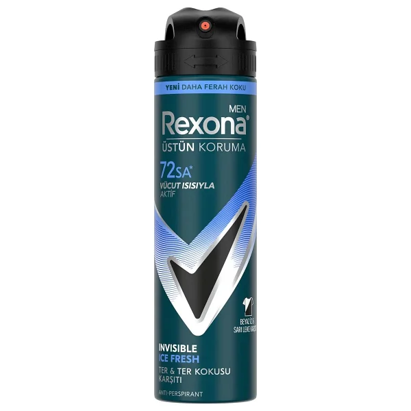 Rexona Men Üstün Koruma Invisible Ice Fresh 150 ml Erkek Deodorant - Görsel 3