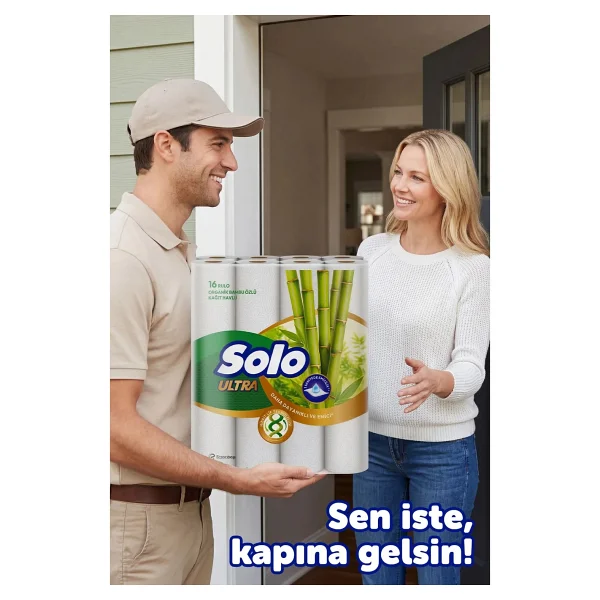 3 Adet Solo Kağıt Havlu 16 Lı Bambu - Görsel 8