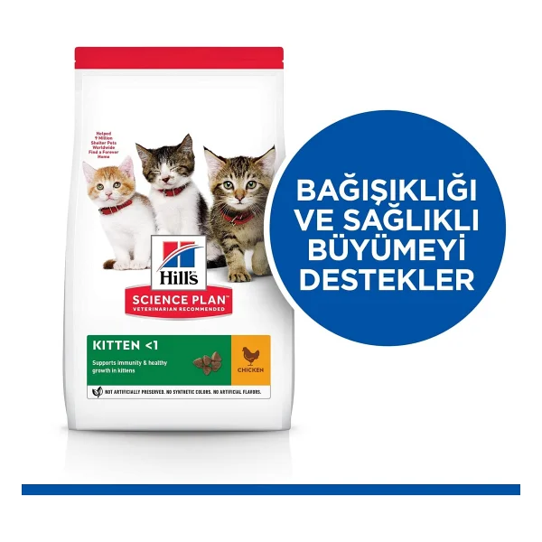 Hill's Kitten Tavuklu 1.5 kg Yavru Kedi Maması - Görsel 3