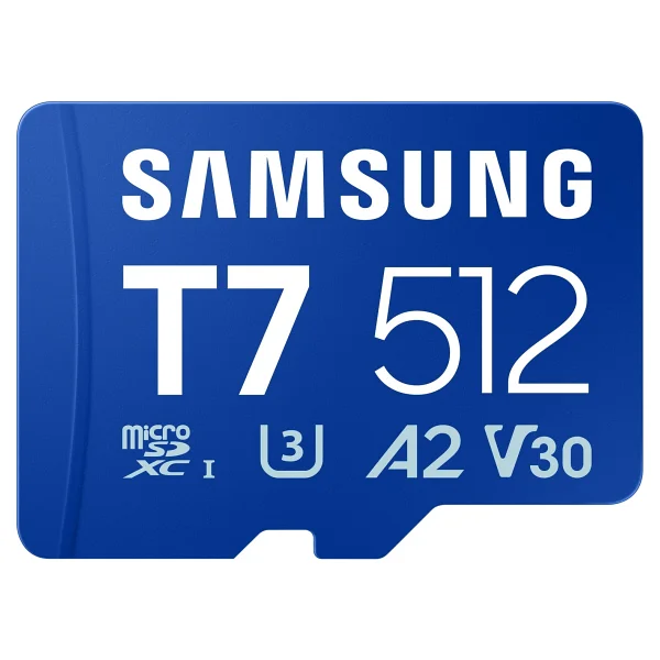 Samsung T7 MB-MB512T/WW Class 10 UHS-I U3 V30 512 GB Micro SD Kart - Görsel 2