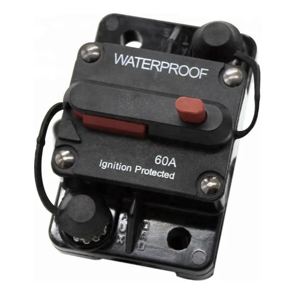 waterproof Obus Karavan Dc Sigorta 60 Amper Waterproof Otomatik Sigorta - Görsel 2