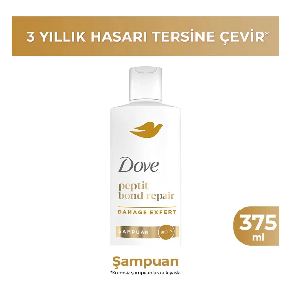 Dove Peptit Bond Repair 375 ml Şampuan - Görsel 2