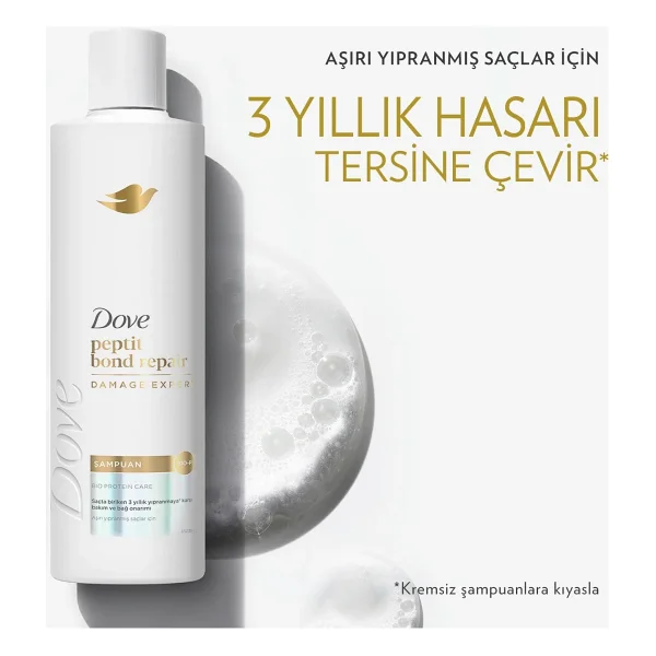 Dove Peptit Bond Repair 375 ml Şampuan - Görsel 7