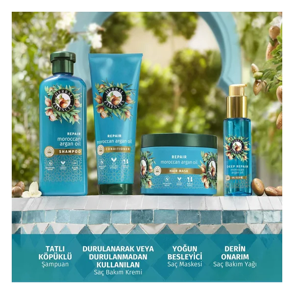 Herbal Essences Derinlemesine Onarım Argan 95 ml Saç Bakım Yağı - Görsel 8