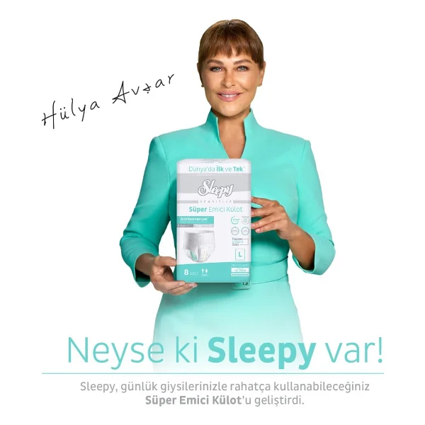 Sleepy Sensitive Süper Emici Külot Küçük Boy S 30'lu Hasta Bezi - Görsel 3