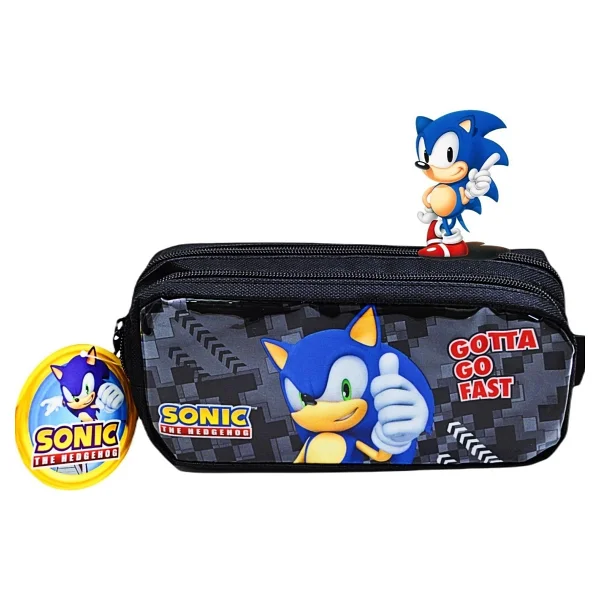 Sonic Anaokul Çantası ,Beslenme Çantası ,ve Kalem Kutu - Görsel 3