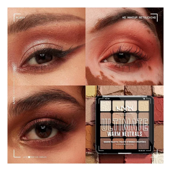NYX PROFESSIONAL MAKEUP, Nihai Gölge Paleti, Göz Farı Paleti - Sıcak Nötrler - Görsel 5