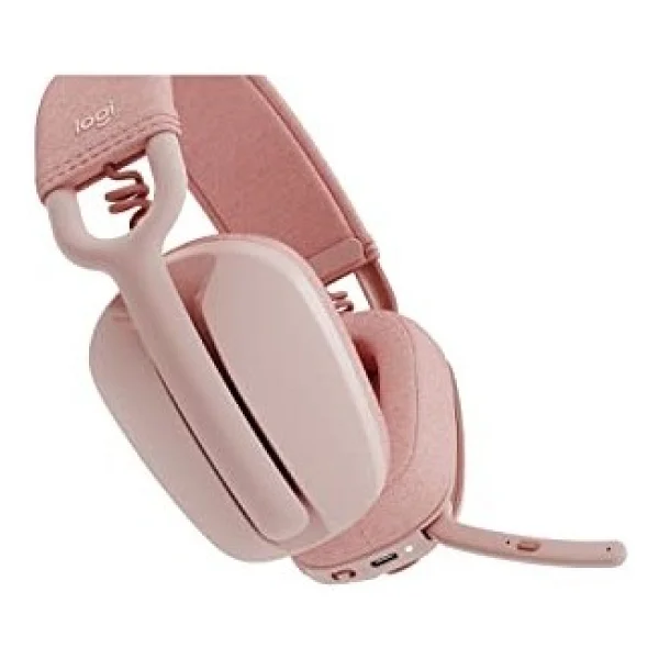 Logitech Zone Vibe 100 Bluetooth Çağrı Merkezi Kulaklığı Pembe - Görsel 5
