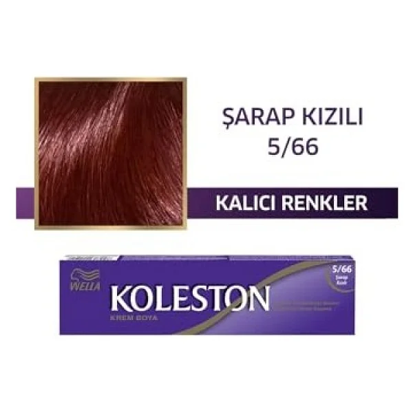 Koleston Single Tüp Saç Boyası 5/66 Şarap Kızılı - Görsel 3