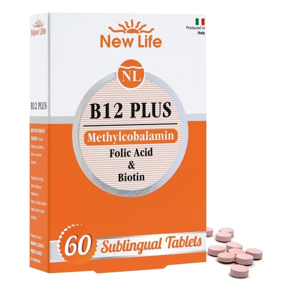 NewLife B12 PLUS Methylcobalamin Folik Asit Biotin - Görsel 6