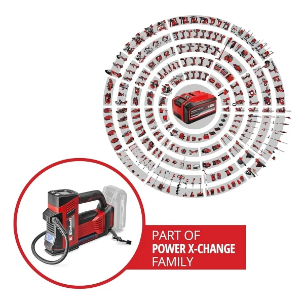 Einhell Ce-Cc 18/23 D Li-Solo Power X-Change Akülü Araç Kompresörü (18 V, Maks. 11 Bar, LCD Ekr - Görsel 2