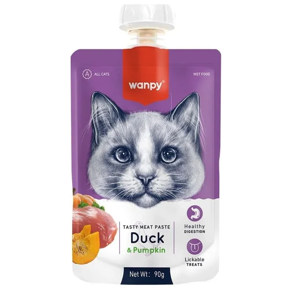 Wanpy 4 Çeşit Karma Kedi Et Ezmesi 90 Gr. X 12 Adet - Görsel 2