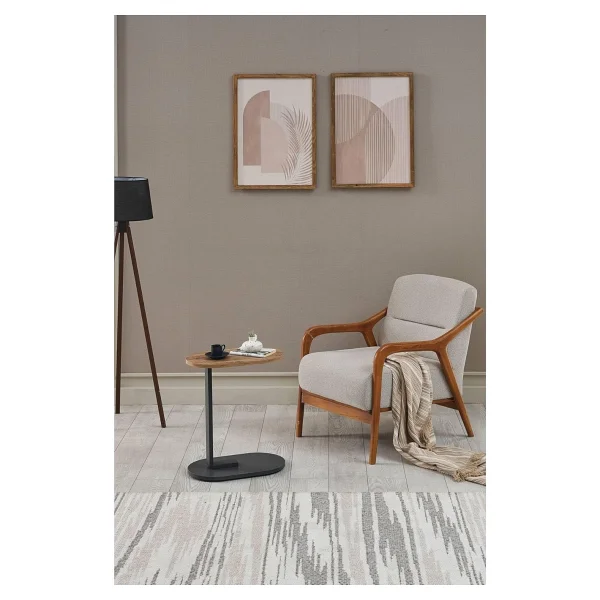 Arpelia Tekerlekli Etna Sehpa 50x30x57 Cm Antrasit - Görsel 4