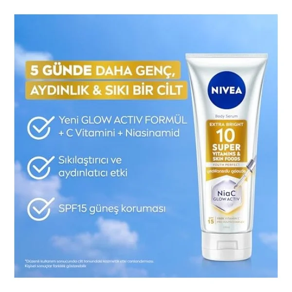 SUPER10 Serum Etkili Vücut Losyonu SPF15 170 Ml, Aydınlatıcı, Sıkılaştırıcı, Nemlendirici, - Görsel 4