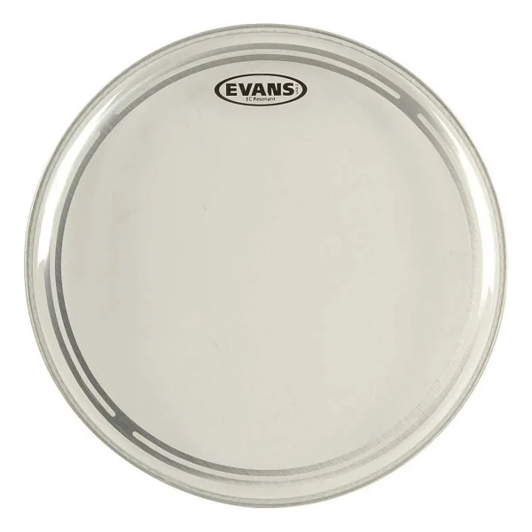 Evans TT13ECR Deri 13 EC Resonant Tom Alt Clear Ringli Tek Kat ( - Görsel 2