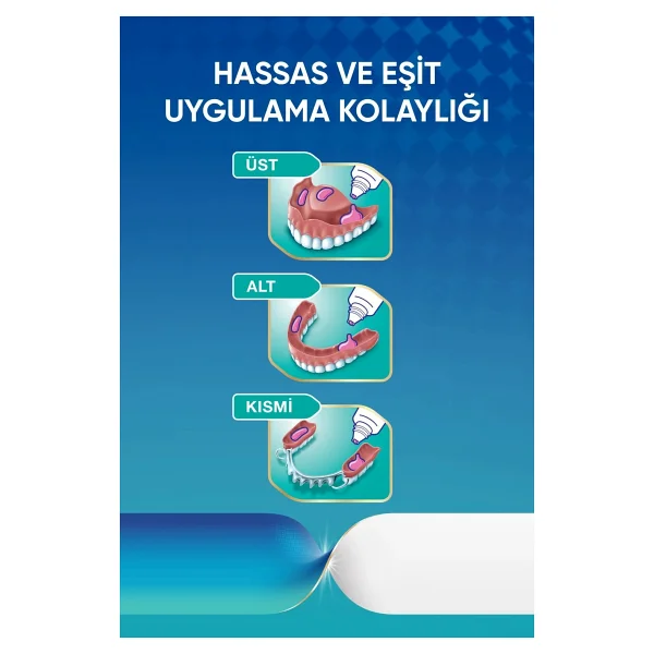 Corega Tat İçermez 40 gr 3 Adet Protez Diş Yapıştırıcı - Görsel 4