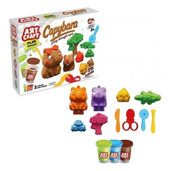 Art Craft Capybara Hamur Seti 168 gr 04136 - Görsel 6