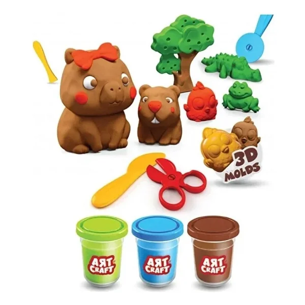 Art Craft Capybara Hamur Seti 168 gr 04136 - Görsel 7