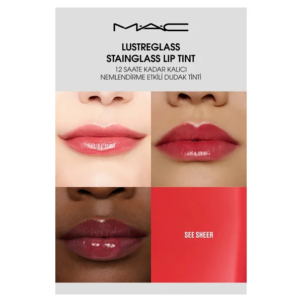 M.A.C Lustreglass Stainglass Nemlendirme Etkili Dudak Tinti - Görsel 3