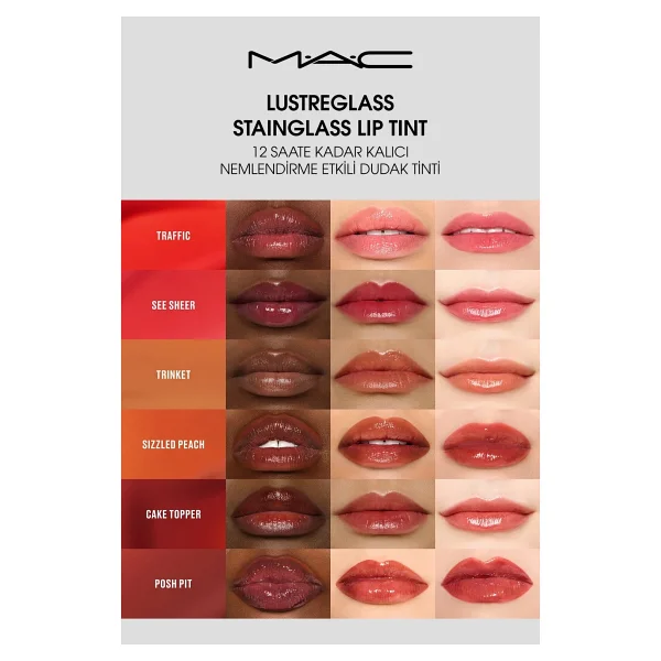 M.A.C Lustreglass Stainglass Nemlendirme Etkili Dudak Tinti - Görsel 5