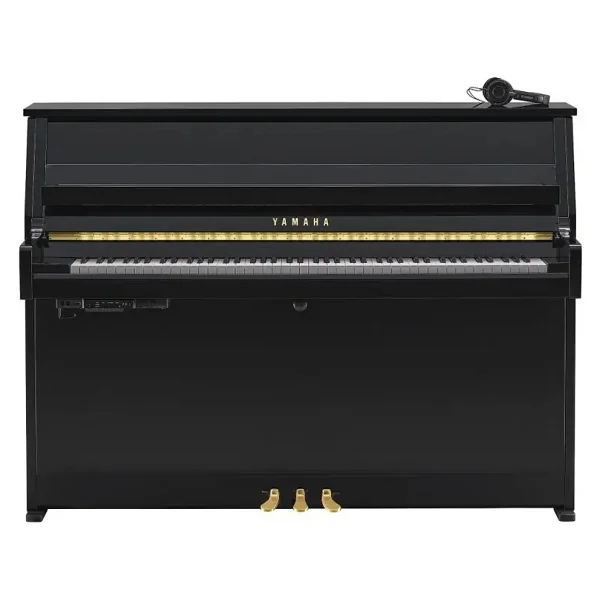 Yamaha B10 SC3 Silent Akustik Duvar Piyano (Parlak Siyah) - Görsel 5