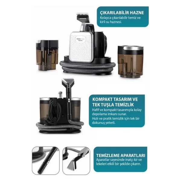 Range GleamMax 450 W Koltuk ve Halı Yıkama Makinesi - Görsel 3