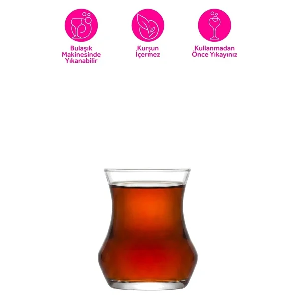 Lav Eda 6'lı Çay Bardağı - Görsel 5