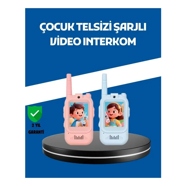 Epilons Çocuklar Için Video Görüşmeli Walkie Talkie Uzun Mesafe Iletişim - Görsel 6