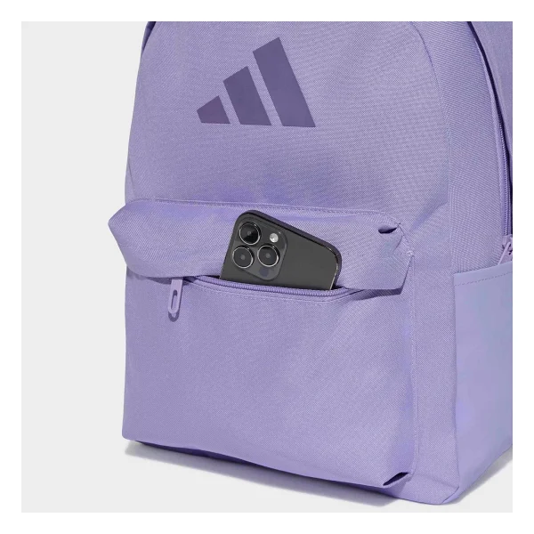 Adidas Classic 3 Bar Logo KQ6740 Lila Sırt Çantası - Görsel 5
