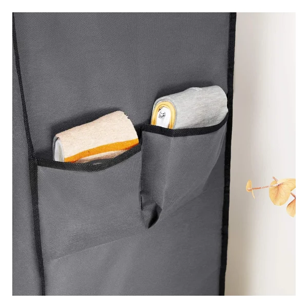 Songmics Toz Geçirmez Örtülü 10 Katlı Ayakkabı Rafı, 88x28x160 CM, Gri, RXJ36G - Görsel 5