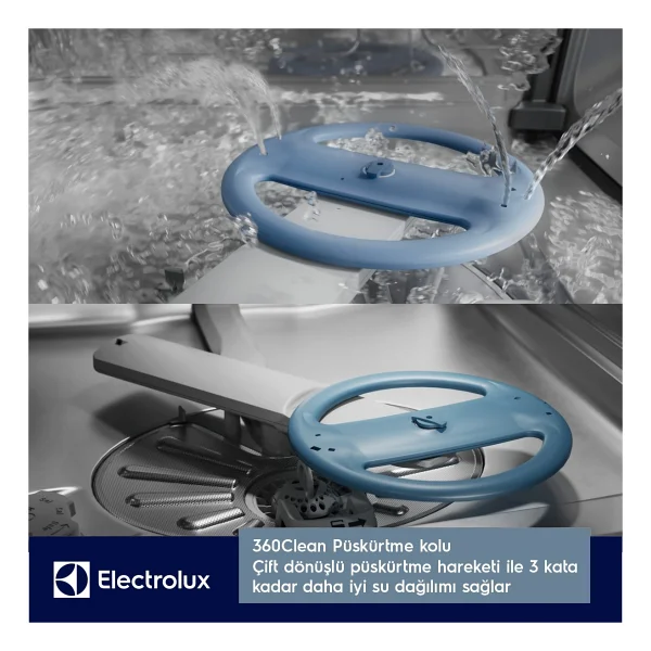 Electrolux E62LB204S 8 Programlı Ankastre Bulaşık Makinesi - Görsel 4