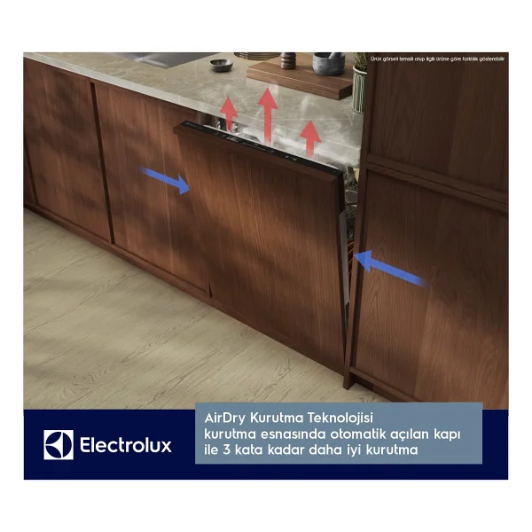 Electrolux E62LB204S 8 Programlı Ankastre Bulaşık Makinesi - Görsel 5